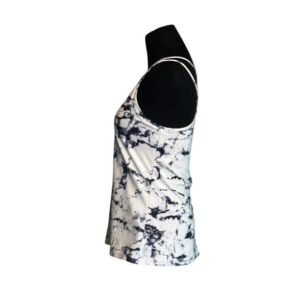 Old Navy white purple bra build in tank top size medium - Picture 9 of 11